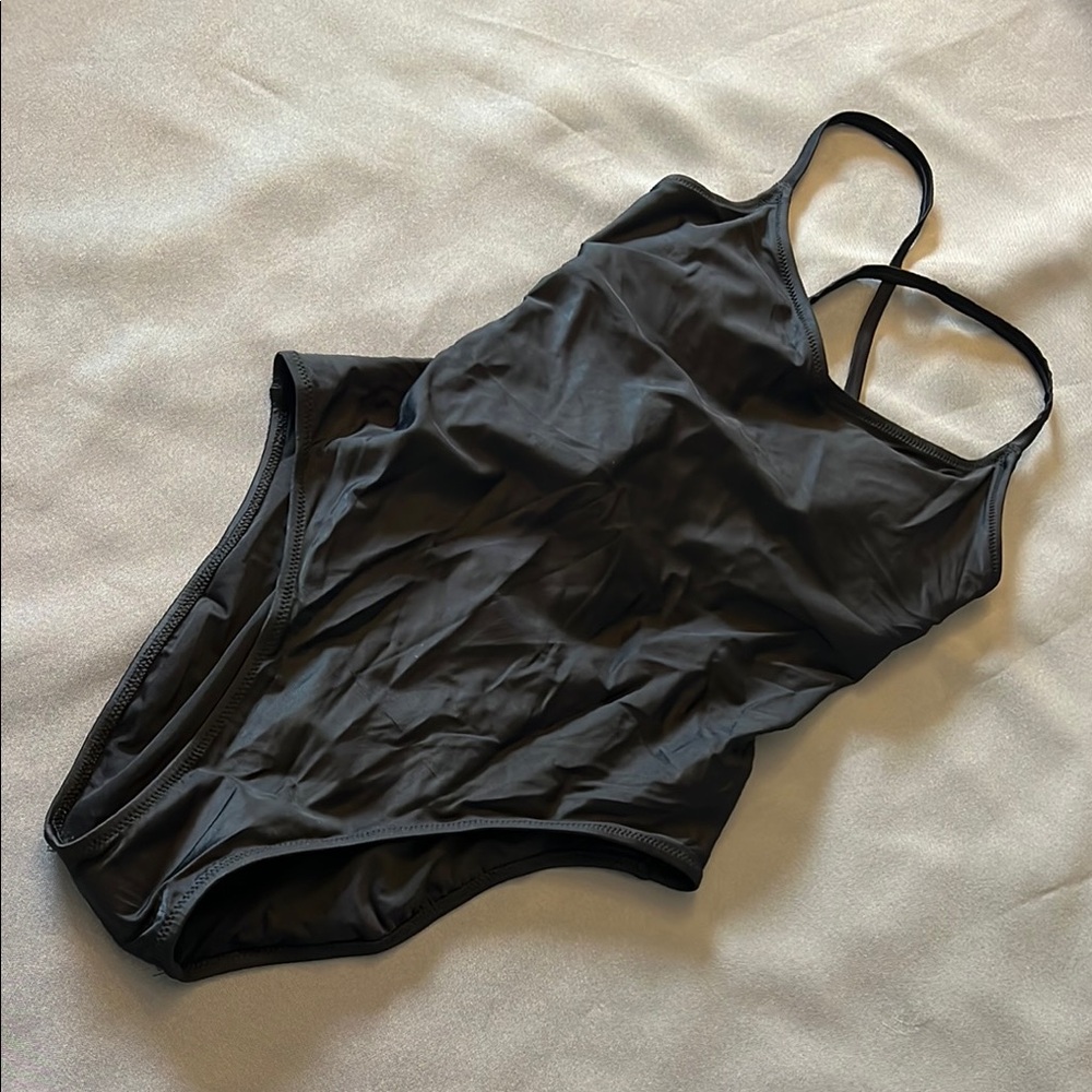 Aerie Black One-Piece Swimsuit